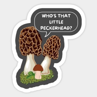 Morel Mushroom Sticker